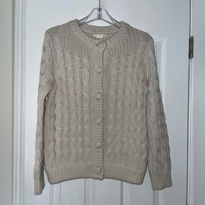 M. MARTIN CHUNKY WOOL CARDIGAN SZ MEDIUM